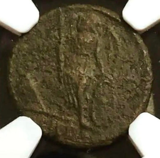 ローマ帝国 コンスタンティノポリス記念銅貨【Victoryタイプ｜c.AD 330–340｜NGC鑑定】